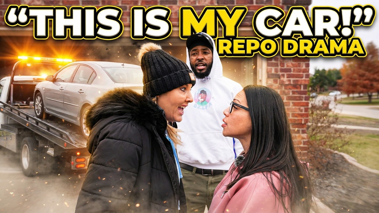 Tow Truck Showed Up… She Was NOT Ready