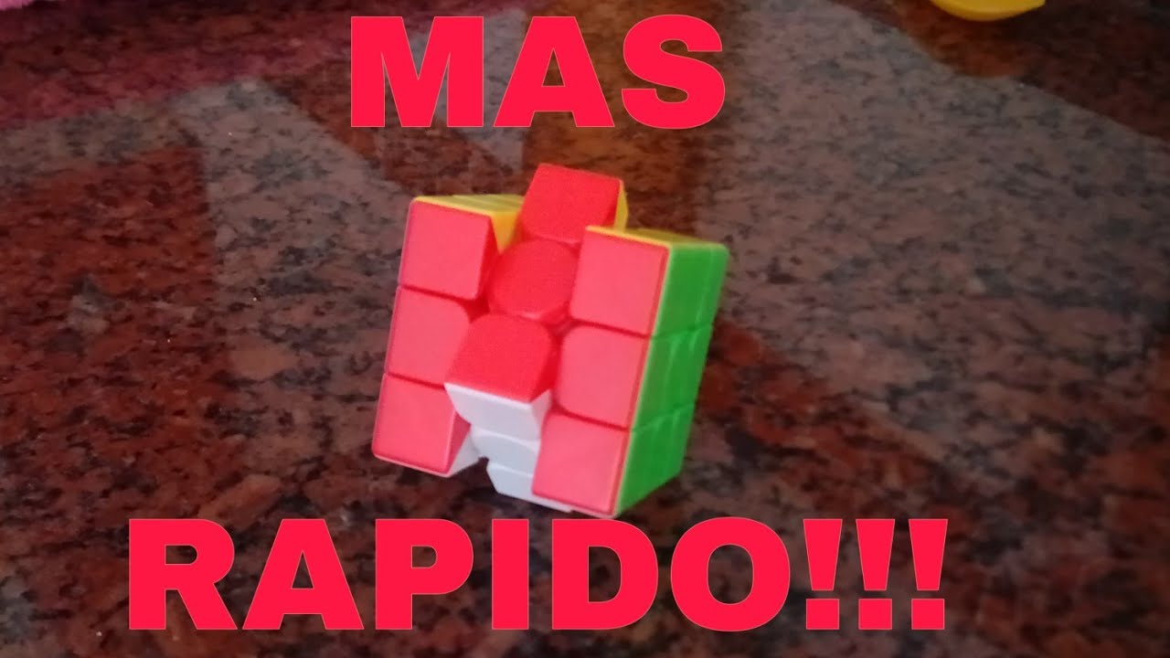 como hacer para que tu cubo rubik gira mas rapido luXD cube - YouTube