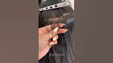 Easy Way To Remove Tape In Human Hair Extensions - Natural Hair | #Elfinhair