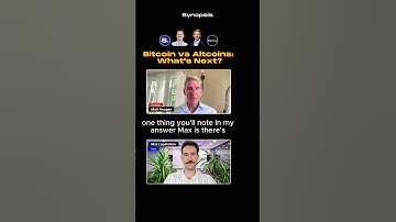Bitcoin vs Altcoins: What
