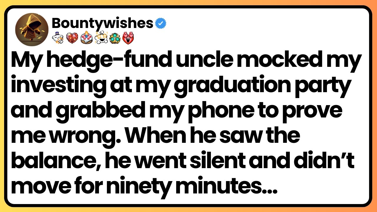 My uncle called my investment portfolio “play money.” Then he checked the numbers and froze.