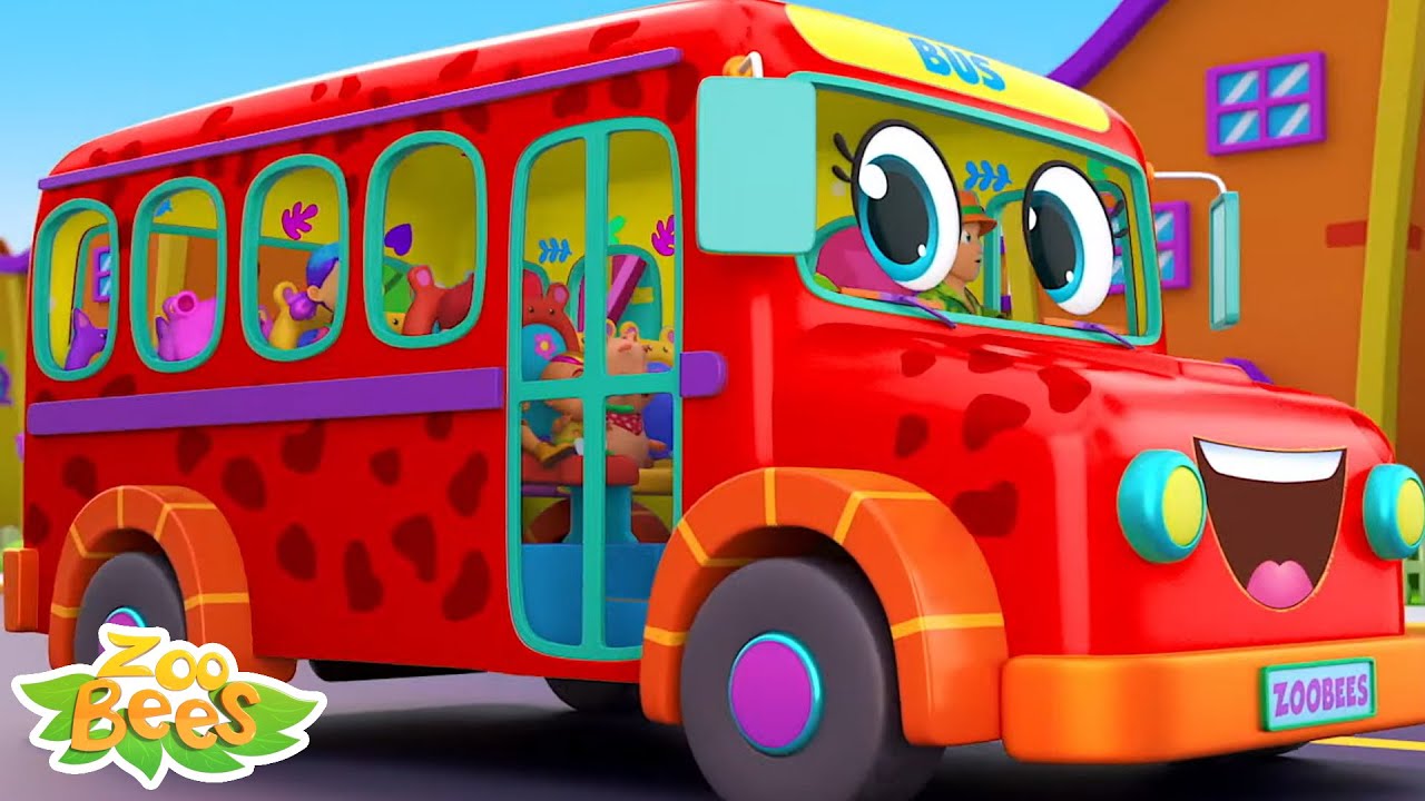 The Wheels On The Bus  Kids Songs and Nursery Rhymes By Zoobees