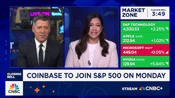 Coinbase to join the S&P 500 on Monday