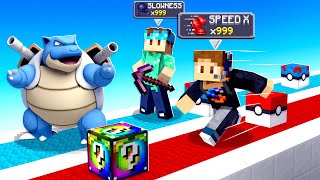 RANDOM EFFECT Lucky Block RACE In Pixelmon!