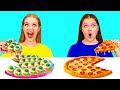 Desafío de Decoración de Pizza | Trucos Divertidos de Cocina 4Teen Challenge