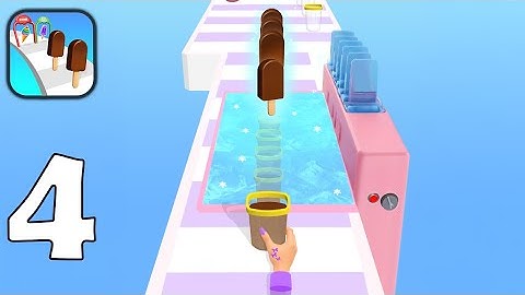 Stacky Ice Cream Runner - Stack Ice Cream Cones - Part 4 - Gameplay Walkthrough (iOS, Android)