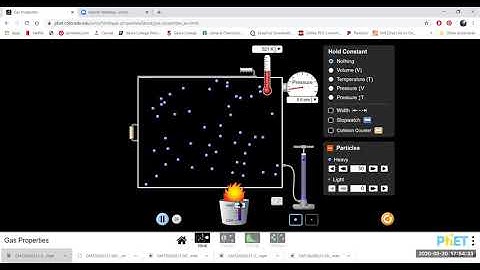 PhET Gas Laws Tutorial
