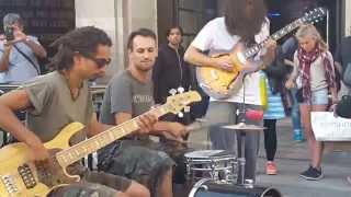 Street Groove Section - jamming in Oxford circus