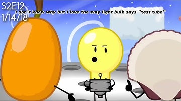 Anyone else love the way lightbulb says "test tube"? | Inanimate Insanity