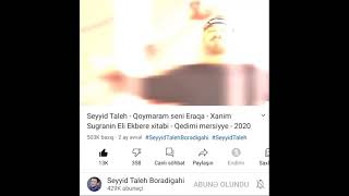 Seyyid Taleh -  Qoymaram seni eraqa 2020 Resimi