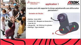 Simulation SolidWorks - Application 1 : Analyse Statique d'un Support