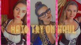 French Maid try on  Haul!