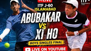 Abubakar-PAK vs XI Ho -SGP —-Boys Singles Final -ITF J-60