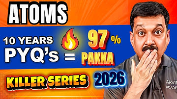 ATOMS Class 12 PYQs | Last 10 Years Most Repeated Questions 🔥 | Physics Boards 2026 🚀