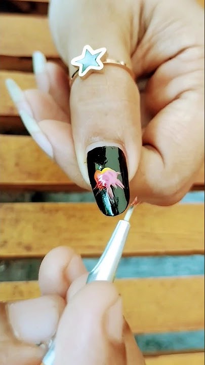 Nail💋Art💅Easy Trick😯 | ASMR🌺 | 🔴Nailarttutorial| 😍Nailart 🎃#nailart🫰 #