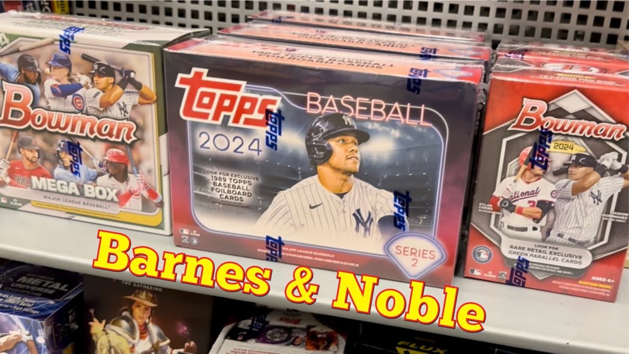RETAIL REVIEW!  2024 TOPPS SERIES 2 MONSTER BOXES FROM BARNES & NOBLE!