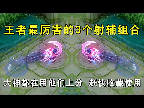 王者最厉害的3个射辅组合！大神都在用他们上分，赶快收藏使用！
