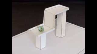 3D Paper Illusion - Impossible Gravity Illusion - 2