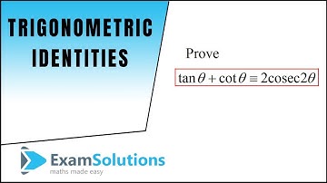 Trigonometric Identities to Prove - Double Angles (2)  | ExamSolutions