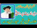 Allama ali sher haidri  dioband par ddagh  ustad news