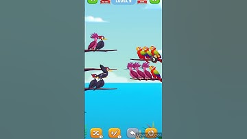Bird Sort Color Puzzle Game Level 5 New Game #shortsfeed #shots #funnyshorts #games #lifestyle