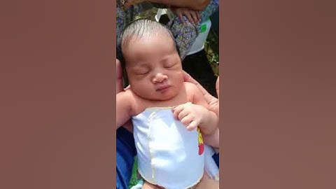 #bayibarulahir#Bayi usia 1 minggu cara menjemur bayi baru lahir bayi mikhayla