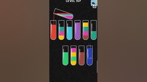 Color sort puzzle level 107