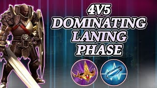 4V5 DOMINATING LANING PHASE W/ LANCE TOP LANE - VAINGLORY 5V5 GAMEPLAY