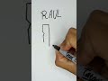 Short Diseño De Logo Con El Nombre De RAUL Shorts 