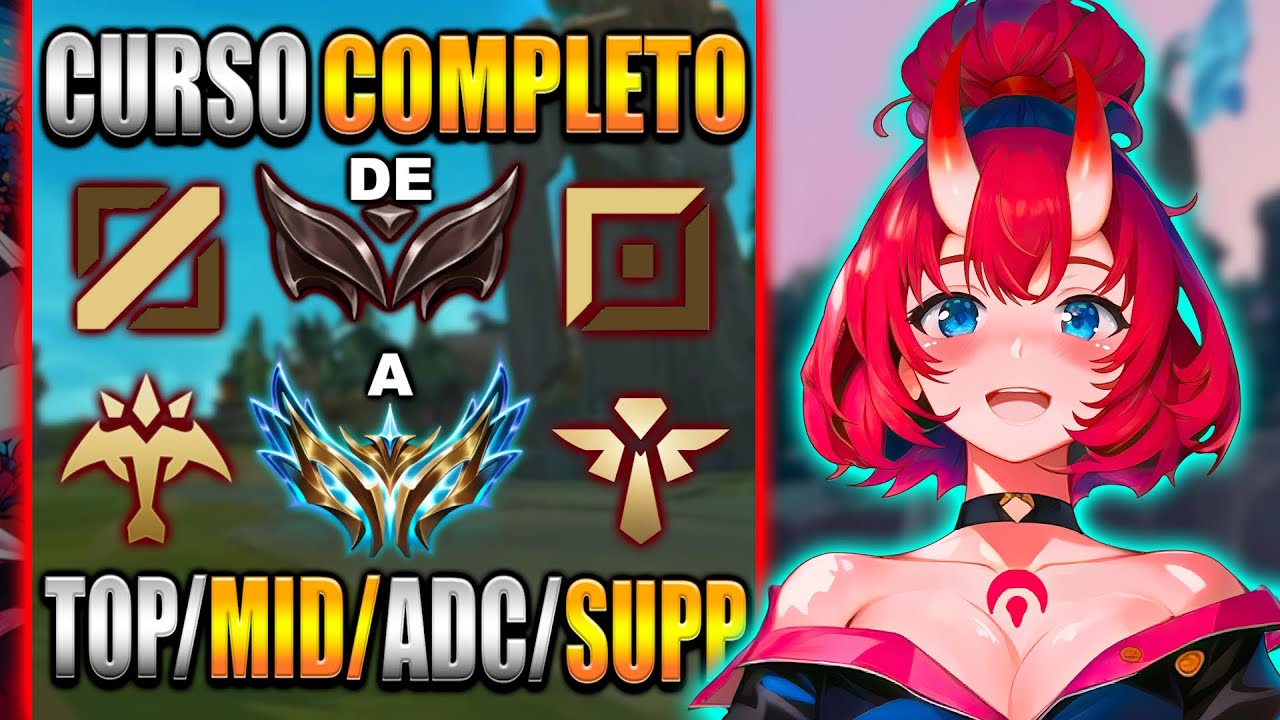 ¡EL MEJOR CURSO COMPLETO de League of Legends! | 50 Horas de contenido EN VIVO