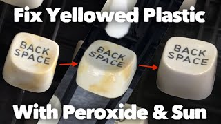 Fix Yellowed Keyboard Plastic with Hydrogen Peroxide Salon Creme