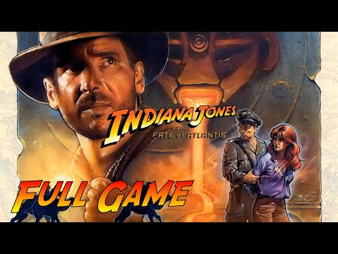 Indiana Jones and the Fate of Atlantis | Complete Gameplay Walkthrough - Full Game | No Commentary