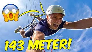 BUNGY JUMPER FRA 143 METER I COSTA RICA!