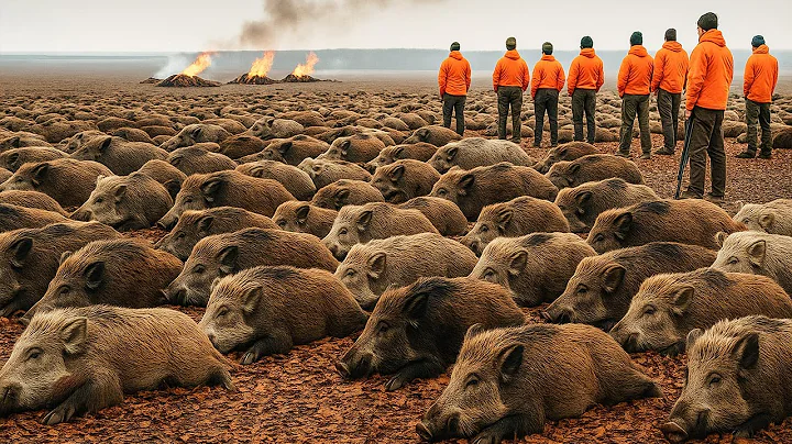 No Hunting Needed – How U.S. Farmers Catch 1.7M Wild Boars Every Year 🐗