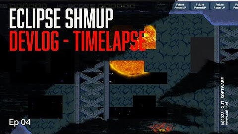 ECLIPSE SHMUP GAME PROTOTYPE 04 TIMELAPSE - XUTI GAME DEV