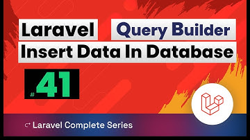 Laravel 10 Tutorial 41 | How to insert data using query builder in Laravel