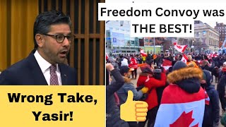 Wrong Take, Yasir! FREEDOM CONVOY ACTUALLY best thing ever happened to Canada! by Tribute to Canada 8,615 views 3 months ago 1 minute, 24 seconds