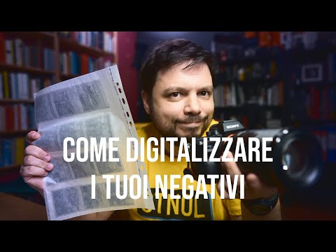 Video: Posso digitalizzare i negativi fotografici?