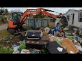 HOARDERS TRASHED THIS YARD! Landlord is Pissed! Satisfying Cleanup!