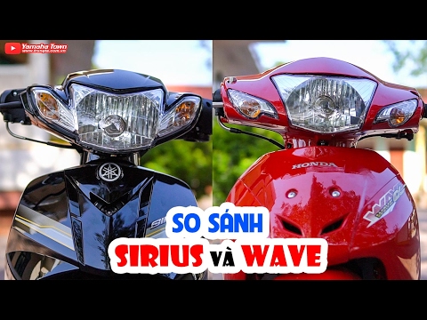 Honda Wave Alpha vs Yamaha Sirius 2017 ▶ So sánh Đối thủ truyền kiếp bán chạy nhất!
