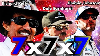 7x7x7 NASCAR Tribute Video (Jimmie Johnson, Dale Earnhardt, Richard Petty)