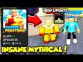 The NEW Anime Fighters Simulator Update Is INSANE And I Got The MYTHICAL BALD GUY!! (Roblox)