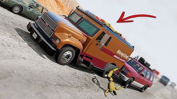 BeamNG Drive - Cars vs RoadRage #40