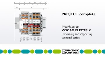 PROJECT complete - Interface to WSCAD ELECTRIX