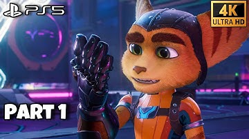 (PS5) RATCHET AND CLANK RIFT APART PS5 Walkthrough Gameplay Part 1 [4K 60FPS]