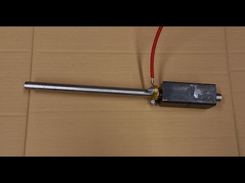 Plasma gun (electrothermal accelerator) test