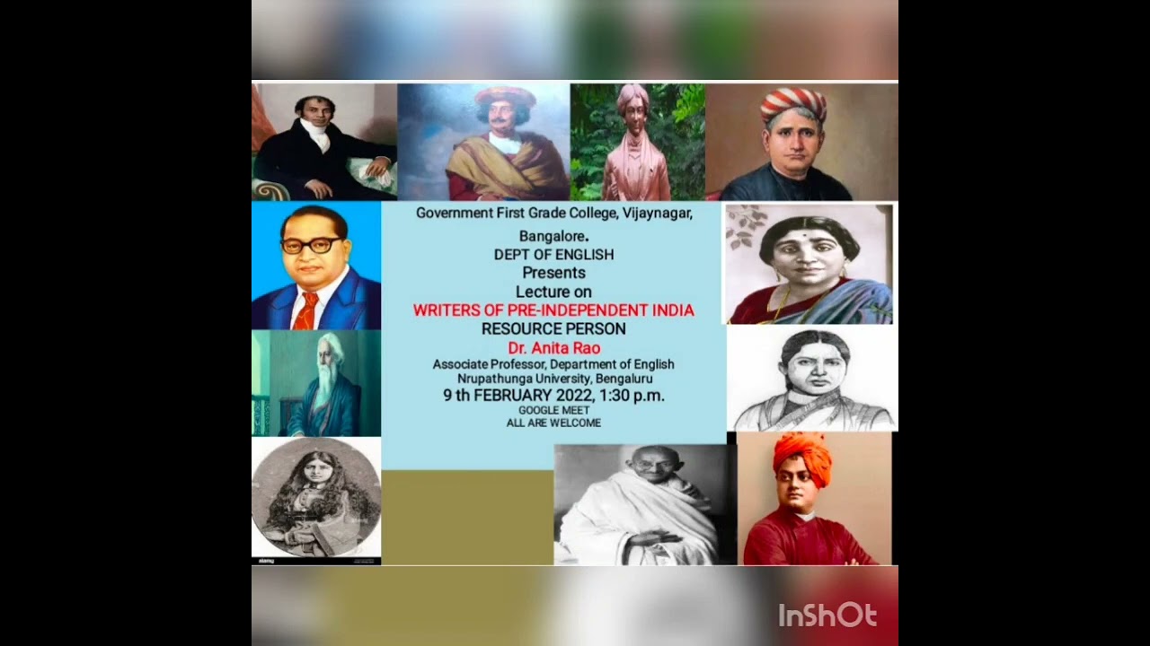 Writers of Pre-Independent India