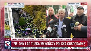 JSW na krawędzi upadku - protest pracowników! Protestujący: mamy dwa główne postulaty!