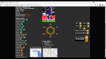 PES 17/18 - HOW TO IMPORT PSD STATS