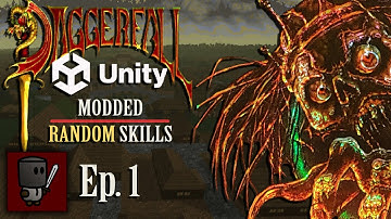 Daggerfall Unity (Modded + Random Skills) - Episode 1 (Character Creation and Mod Overview)